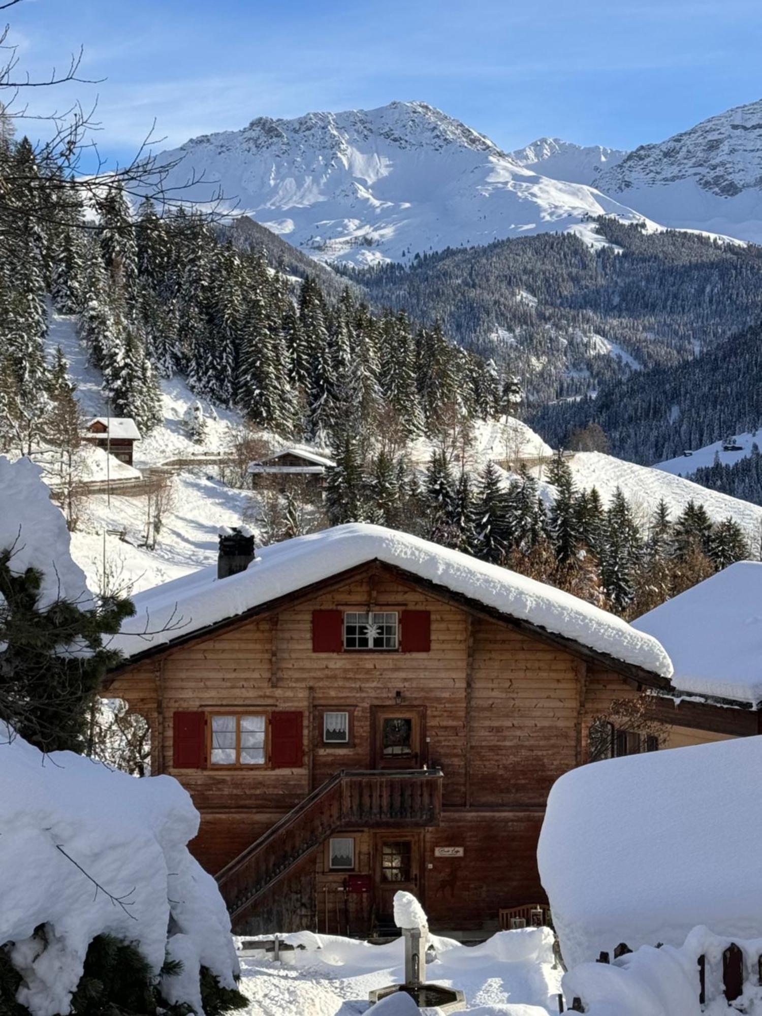 Bambi Lodge Ferienwohnung Auf Knapp 1400 M Nahe Arosa Peist Extérieur photo